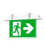 Noxion LED Emergency Sign 1W 20lm - 860 Daylight | Emergeny 3H - Autotest - incl. 4 directions
