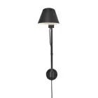 DFTP by Nordlux LED Wall Light Stay Aluminium Black | Suitable for E27