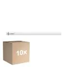 Multipack 10x Philips MASTER LED T8 (EM/Mains) Ultra Output 20W 3700lm - 840 Cool White | 150cm - Replaces 58W